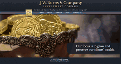 Desktop Screenshot of jwburns.com
